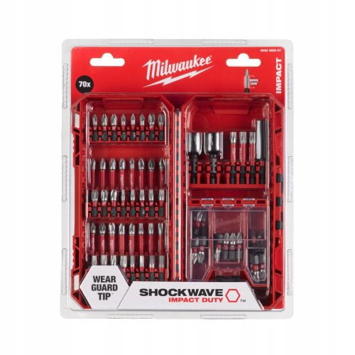 MILWAUKEE Komplet udarnih nastavkov 70 delov SHOCKWAVE IMPACT 4932492007