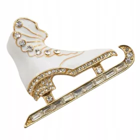  Okrasna naprsna igla, kovinska broška Rhinestone Ice