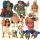  Komplet 10 kosov VAIANA Treasure of the Ocean Set 10 kosov