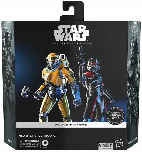 Hasbro Zvezdane vojne Črna serija - Figurice NED-B in Purge Trooper 15 cm Obi-Wan Kenobi F7012