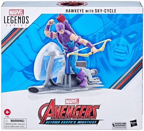 Hawkeye z motociklom Sky-Cycle Akcijska figura Hasbro MARVEL LEGENDS Avengers F7063 15 cm