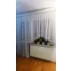 Eleganten beli zavesa iz batista 600 cm x 235