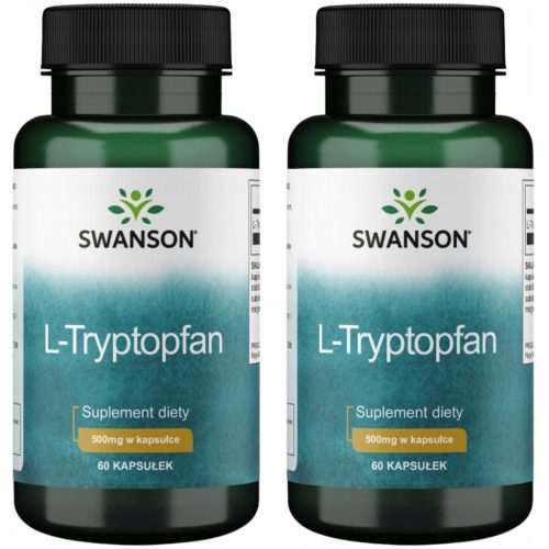 L-Triptofan Swanson 500 mg - Naravno pomoč za spanec in psihično zdravje, 120 kapsul