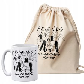 Bombažni nahrbtnik in skodelica Friends Series