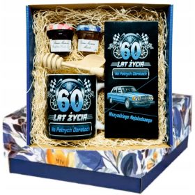   Jubilejni Komplet za Upokojenca za 60. Obletnico Rojstva - Darilo za 70., 50. in 40. Rojstni Dan