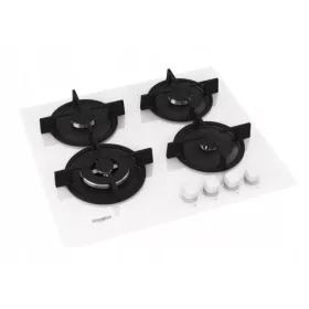    Plinska kuhalna plošča Whirlpool AKT 625/WH, 4 gorilniki, bela