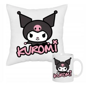   KUROMI LUKNJA ZA BLAZINO IN SKODELICA DARILNI SET HELLO KITTY KUROMI