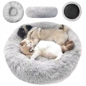    PLIŠASTA PASJA POSTELJICA, stajica, okrogla BLAZINA, OBLAK, 50 cm