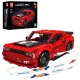 Kocke Mould King Ameriški Muscle Car Challenger | 738 kosov | Tehnika Potegni Nazaj