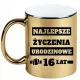 Zlata skodelica za 16. rojstni dan - Darilo za 16 let + Ime, 5