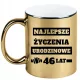 Zlati darilni kozarec za 46. rojstni dan, 46 let + ime, 5