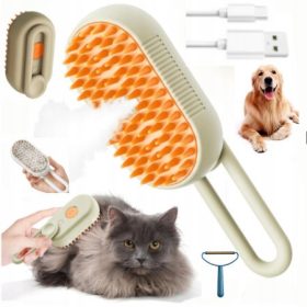 Parna masažna krtača za pse in mačke