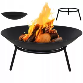    VRTNI OGENJ PALERMO 60 CM ZA ŽAR TABORNIŠKI KOTEL STEEL BLACK