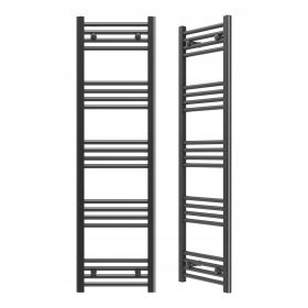   Električni kopalniški radiator Granitan 464 W 400 x 1400 mm črn