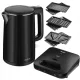  Set Amica Električni kuhalnik vode KF 4012 + Toaster SMK 4011 Black