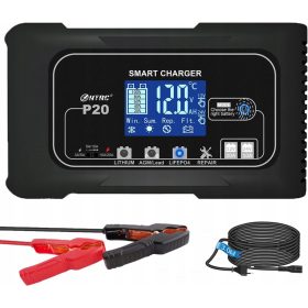   USMERNIK POLNILEC AKUMULATORJEV LCD 12V 24V 20A FUNKCIJA POPRAVILA AKUMULATORJA