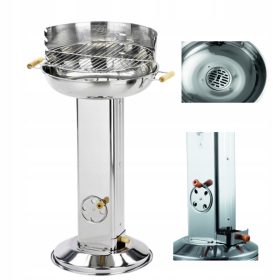  Stebričasti žar na oglje ACTIVA Bavaria 11300 SILVER