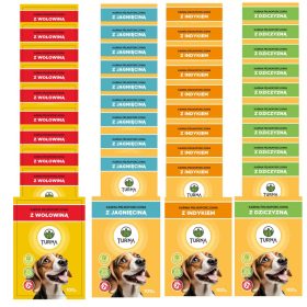   KVALITETNA MOKRA HRANA ZA PSE S JAGNJETINO, TURNA VREČKA BREZ ŽIT 100g