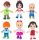 FISHER PRICE ZESTAW LUTK 6 KOSOV CLEO&CUQUIN