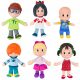 FISHER PRICE ZESTAW LUTK 6 KOSOV CLEO&CUQUIN