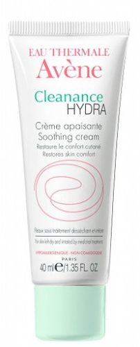 Avene Cleanance Hydra Pomirjevalna krema za občutljivo kožo, 40ml