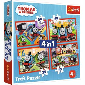    KOMPLET UGANK ZA SESTAVLJANJE Otroške UGANKE Puzzles - Odjazdowy Tomek TREFL