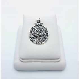 Obesek Zgodovina zemeljskega diska iz Festa iz srebra 925