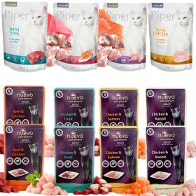 Mokra hrana za mačke Nuevo + DOLINA NOTECI PIPER 100 MIX
