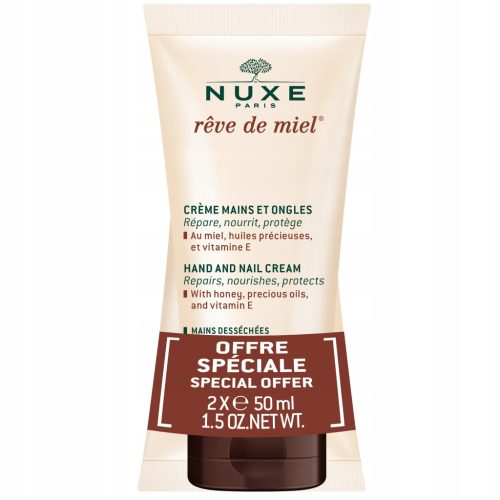 NUXE Rêve de Miel®: Dvojni set krem za roke in nohte z medom, 50ml