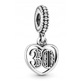  Originalna Pandora Charms zapestnica za 30. rojstni dan 791287CZ