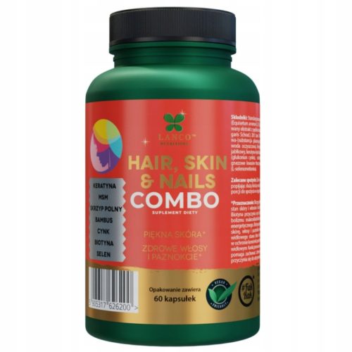 Lanco Nutritions Hair, Skin & Nails Combo za lase, kožo in nohte, 60 kapsul