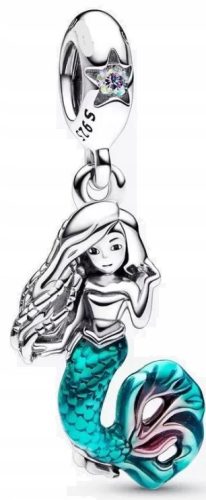 Ariel Morska Deklica Disney Srebrna Zawieszka 925