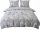 Posteljnina iz satena 160x200cm Flowers Ash Delicate Meadow