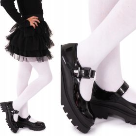   phenome VELUR Velvet 100 3D otroške pajkice BELE BREZ HLAČIC 150/156