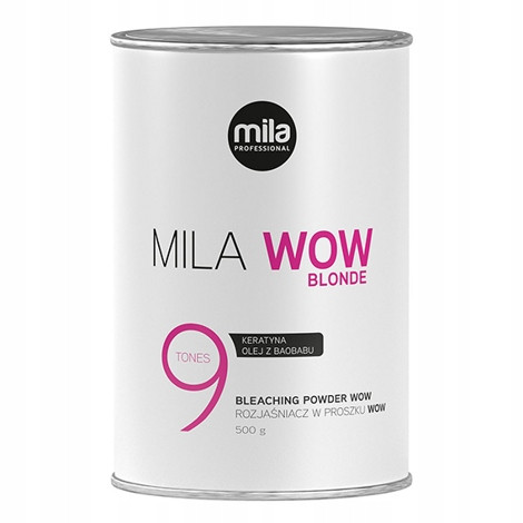 MilaProfessional Bleaching Powder Power Wow Rozjašnjevalec za lase 9 tonov
