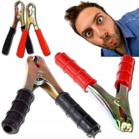   Zaciski za premostitvene kable 16cm Krokodilske sponke Žabice za usmerniške kable