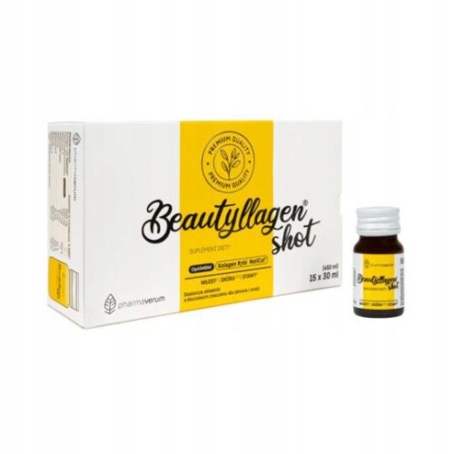 Kolagenski napitek za izboljšavo kože, las in sklepov - Beautyllagen SHOT 15x30ml