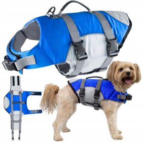   PASJI REŠILNI JOPIČ za VODNI KAPOK za PLAVANJE, odsevni, velikost M