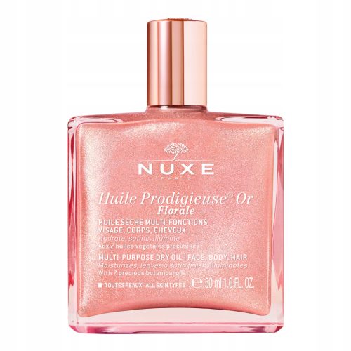 Nuxe Huile Prodigieuse Florale - Suho olje z zlatimi delci za obraz, telo in lase, 50 ml
