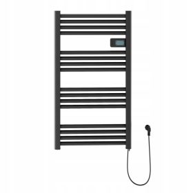 Električni črni kopalniški radiator 500 W 540 x 960 mm