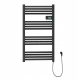 Električni črni kopalniški radiator 500 W 540 x 960 mm