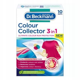   Barvni robčki za perilo z odstranjevalcem madežev Dr. Beckmann 10 kom.