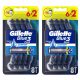  Gillette Blue 3 Comfort brivnik za enkratno uporabo 8 kosov.