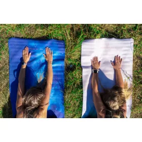   Optimized name: Trapezasta podloga iz plute za jogo in pilates s prevleko iz mikrovlaken