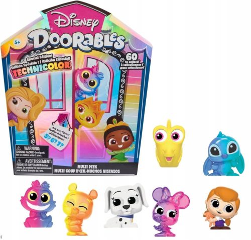 DISNEY DOORABLES ČAROBNI KOMPLET S FIGURICAMI TECHNICOLOR OMBRE STICH IN PRINCESKE
