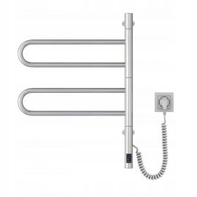   ELEKTRIČNI INOX KOPALNIŠKI RADIATOR Z VRTEČIM ZASLONOM EKO SLIM SUŠILEC