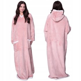 KOC BLUZA Oversize 2w1 Roza Darilo za Rojstni dan Božič