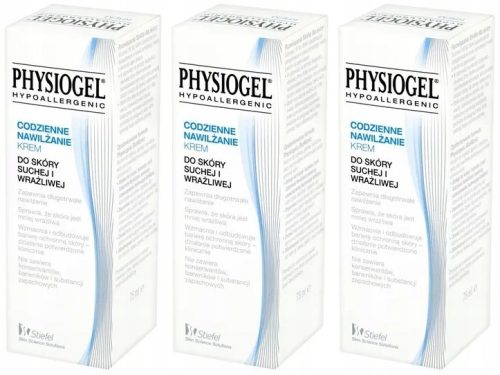 4x Physiogel Vlažilna Krema za Obraz 75 ml