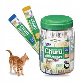   Inaba Cat Churu Nourish Kremast kotov posladek Tunca Piščanec 50x14G