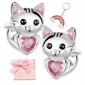   Elegantni srebrni uhani za deklice s prevleko iz rodija 925 srebrni čepki kotki